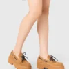 Zapatos náuticos con plataforma de ante