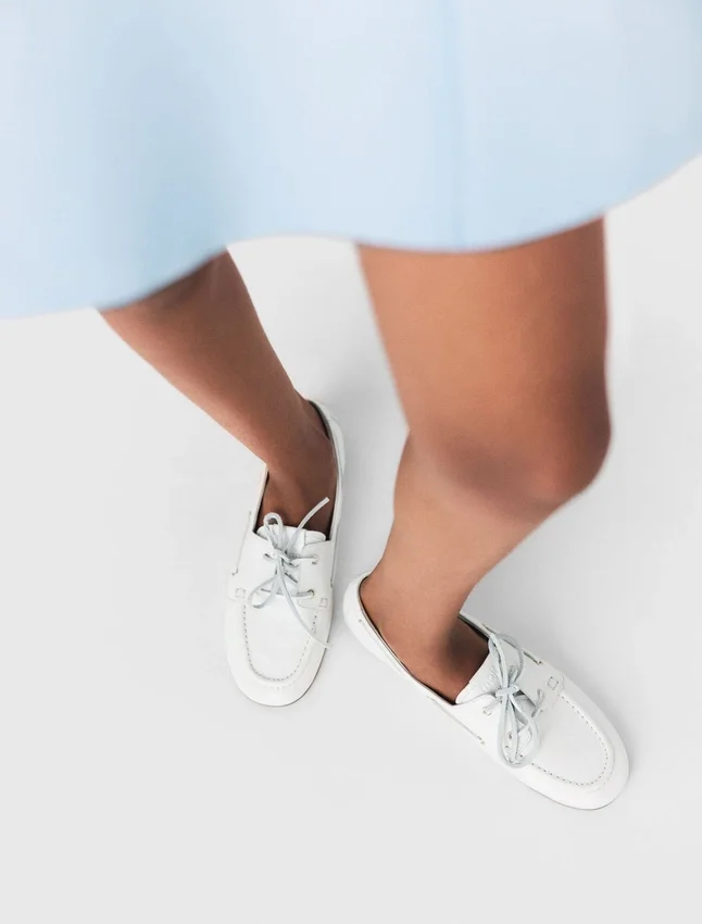Zapatos náuticos de piel Zapatos náuticos de piel